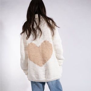 GOGO classic heart cardi jersey long.